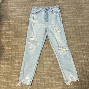 American Eagle Distressed High-Rise Jeans